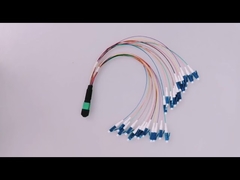 Cable de conexión de fibra óptica MPO-12F LC